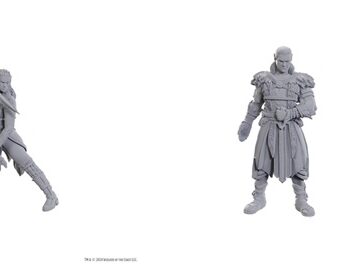 Dungeons   Dragons Nolzur Apos   Marvelous Miniatures: Jaheira   Halsin Special Edition Baldur Apos   Gate    Wzk96368