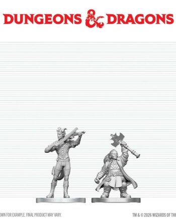 Dungeons   Dragons Nolzur Apos   Marvelous Miniatures: Tiefling Bard   Dwarf Cleric  Wzk90885