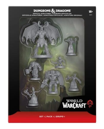 Dungeons   Dragons   World Of Warcraft Official Miniatures Set    Horde   Illidan