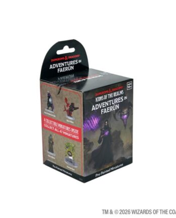 Fantasy Miniatures Set 41 Icons Of The Realms: Adventures In Faerûn Booster Pack    Figurer
