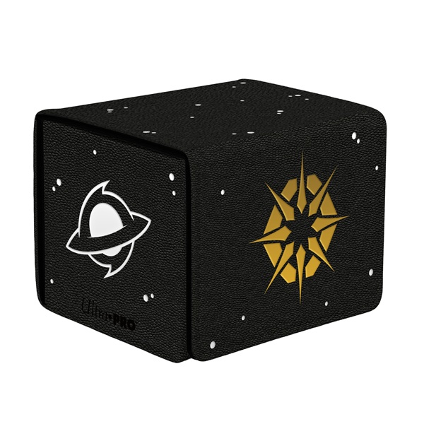 Deck Box Magic Alcove Edge Box Leatherette : Edge Of Eternities White Mythic Ultra Pro 38861