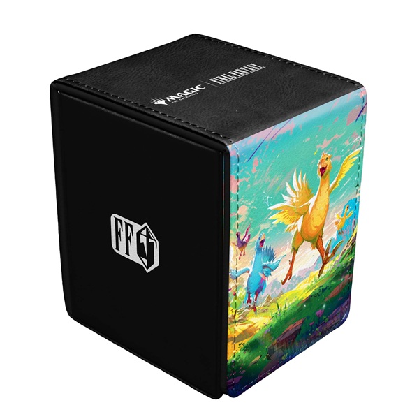 Deck Box Magic Alcove Flip Box Leatherette : Final Fantasy: Chocobo Bundle Key Art Ultra Pro 38497