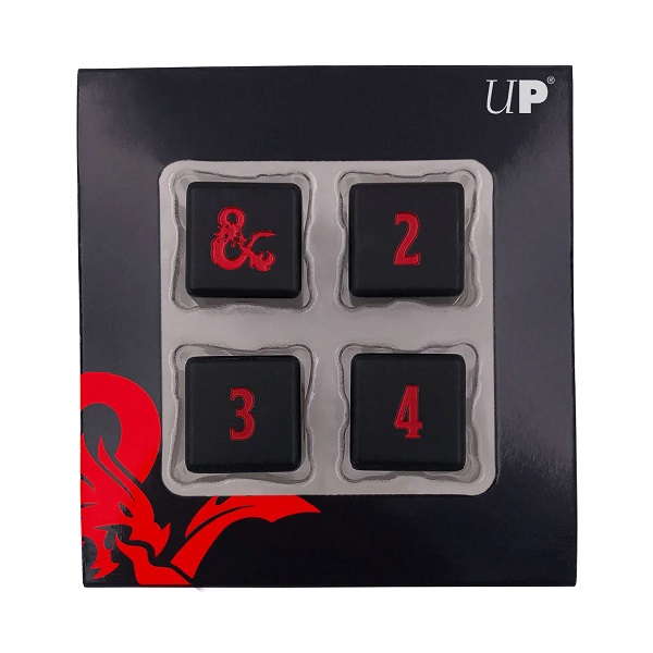 Dice Sidede D6 Terninger Dungeons Dragons: Heavy Metal Black And Red Ultra Pro 18613