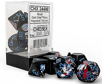 Dice Terninges 195 166 Terninger Brush Dark Side With Blue