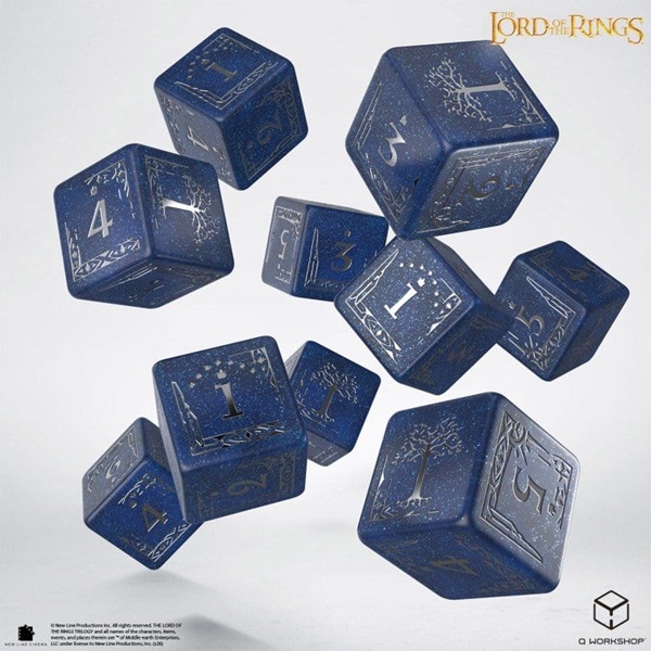Dice Terningesæt 10 Terninger Sidet D6 The Lord Of The Rings: Gondor