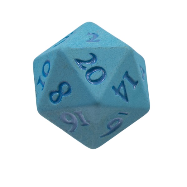 Dice 20 Sidede D20 Terninger Heavy Metal: Vivid Light Blue Ultra Pro 15940