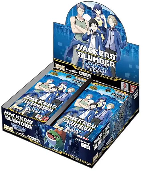Digimon Card Game Bt23: Hackers 226 128 153 Slumber Booster Box Display 24 Packs