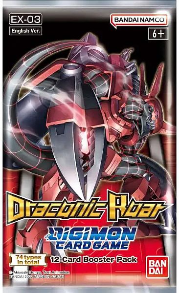 Digimon Card Game Ex03: Draconic Roar Digimon Links Booster Pack