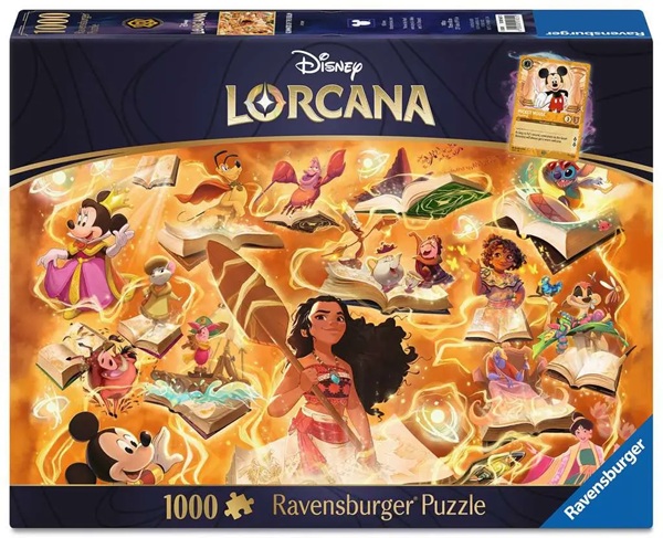 Disney Lorcana: Glimmers Of The Realm: Amber Jigsaw Puzzle 1000 Pieces