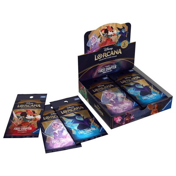 Disney Lorcana Tcg Japansk Japanese: Set The First Chapter Booster Display Box Med 16 Pakker