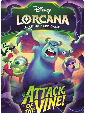 Disney Lorcana Tcg: Set 13 Attack Of The Vine  Sleeved Booster Pack