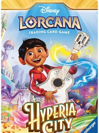 Disney Lorcana Tcg: Set 14 Hyperia City Sleeved Booster Pack