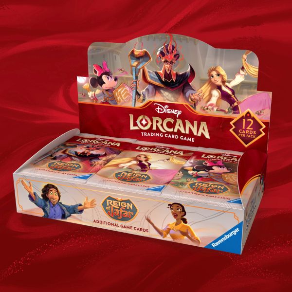 Disney Lorcana Tcg: Set Reign Of Jafar Booster Display Box Med 24 Pakker