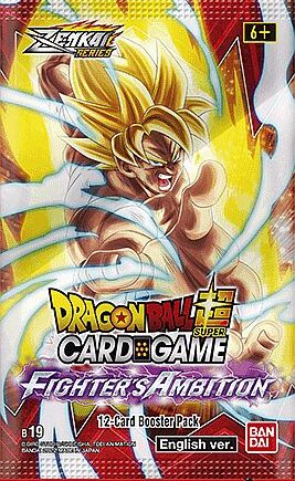 Dragon Ball Super Tcg: Booster Pack Set 19: Zenkai Series 02 Fighter   Ambition
