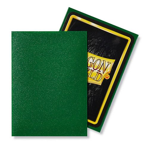 Dragon Shield Deck Protectors Matte Emerald 100 Lommer Dragonshield Sleeves At-11036