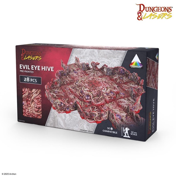 Dungeons Lasers Terrain: Evil Eye Hive Pre-painted