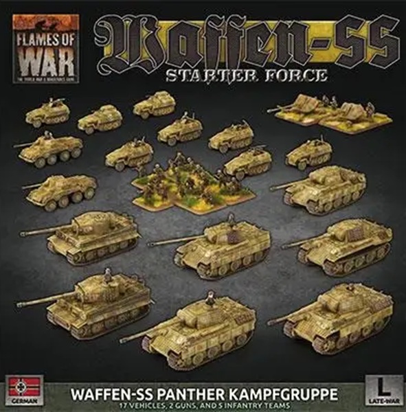Flames Of War: Army Deal Late War German Ss Panther Kampfgruppe Geab19