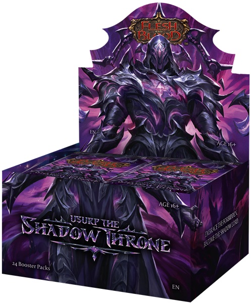 Flesh And Blood Tcg: Usurp The Shadow Throne Booster Display Box 24 Packs