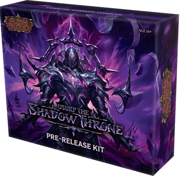 Flesh And Blood Tcg: Usurp The Shadow Throne Pre-release Kit Booster Packs Promos