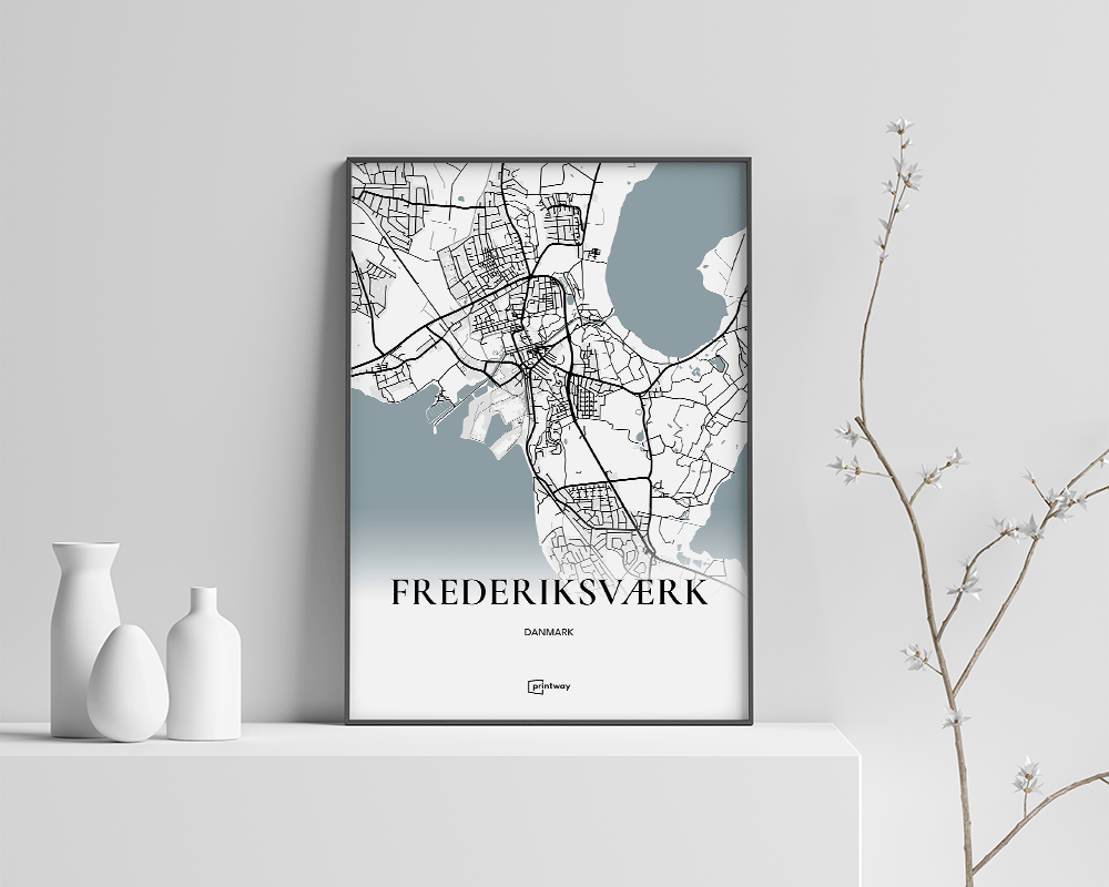 Frederiksværk Plakaten 70 100 Cm  B1