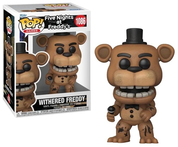 Funko Pop: Five Nights At Freddy Withered Freddy 1086 Vinyl Figure 9cm