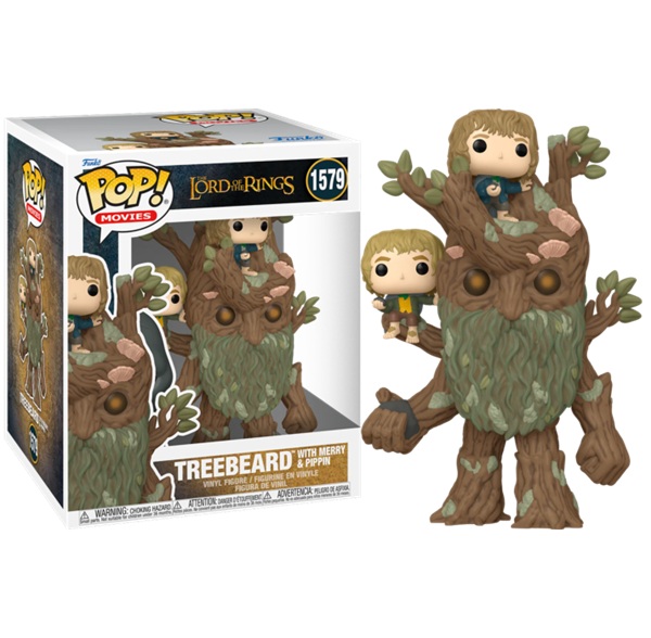 Funko Pop: The Lord Of The Rings Treebeard With Merry Pippin 1579 Vinyl Figure 15cm