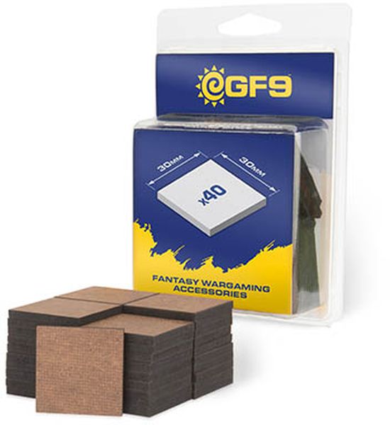 Galeforce    Gf9  Mdf Bases Square 30x30mm   40 Gfm202