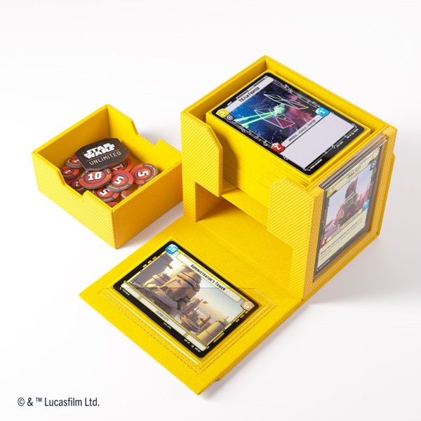 Gamegenic Deck Box: Star Wars: Unlimited Deck Pod Yellow Gul