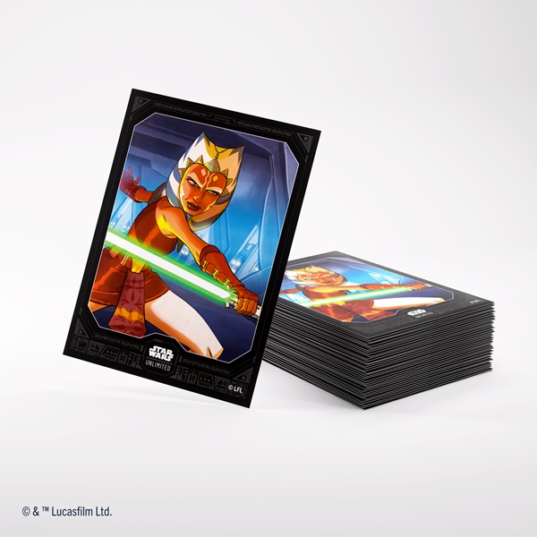 Gamegenic Star Wars: Twilight Of The Republic Unlimited Art Sleeves Ahsoka Tano 60 Kortlommer