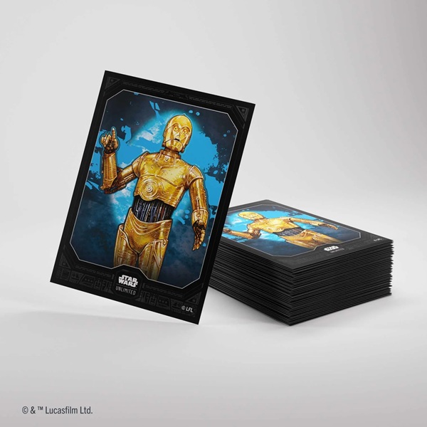 Gamegenic Star Wars: Unlimited Premium Art Sleeves Set : Lawless Time -3po 60 Kortlommer