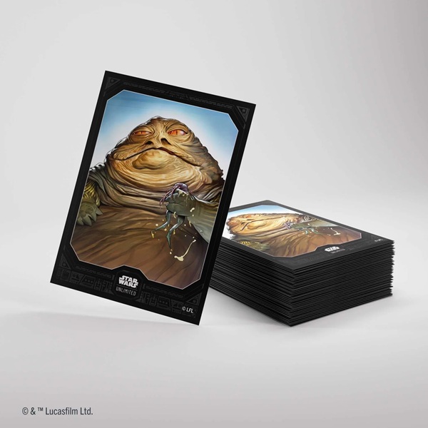 Gamegenic Star Wars: Unlimited Premium Art Sleeves Set : Lawless Time Jabba The Hutt 60 Kortlommer