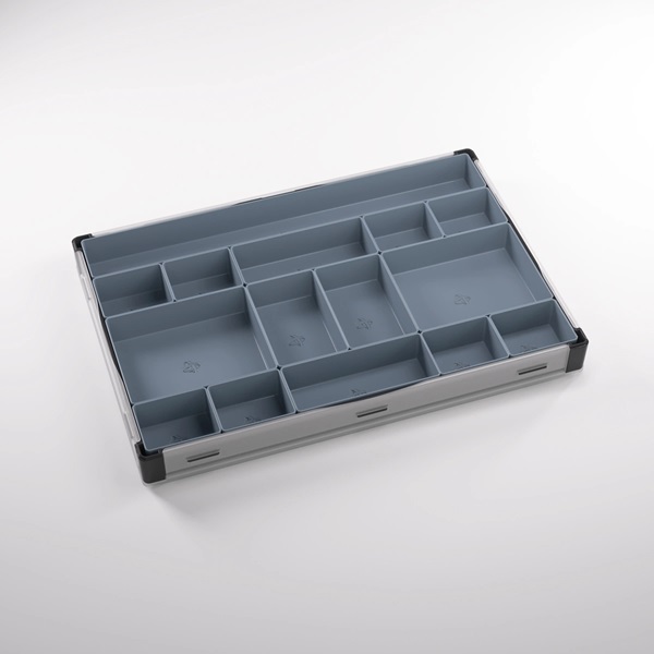 Gamegenic Token Silo Counter Token Storage Dice Tray : Black Sort