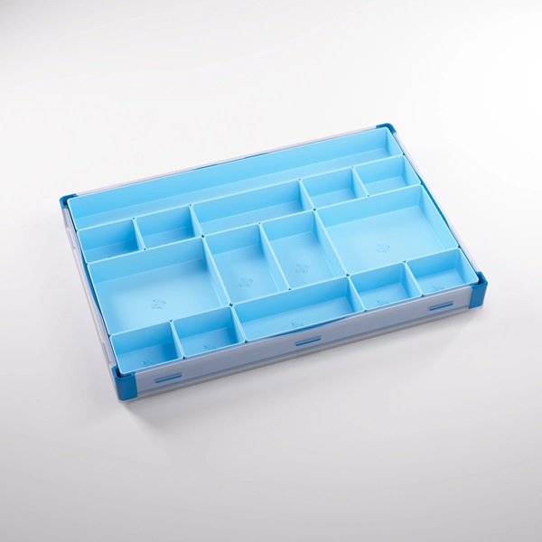 Gamegenic Token Silo Counter Token Storage Dice Tray : Blue Bl 195 165