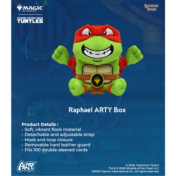 Gatherers Tavern Magic: The Gathering: Arty Deck Box: Teenage Mutant Ninja Turtles Raphael