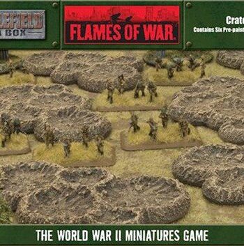 Gf9 Scenery: Battlefield In   Box Craters   Flames Of War