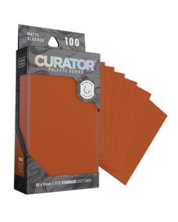 100 Lommer  Curator Palette Sleeves: Sienna Standard Sleeves  66x91mm