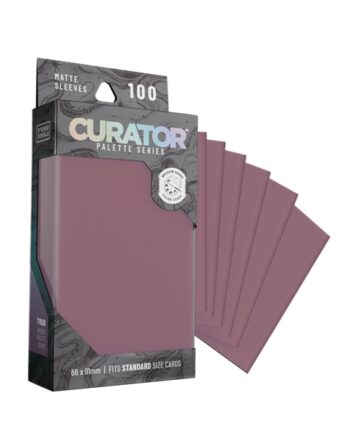 100 Lommer  Curator Palette Sleeves: Tyrian Standard Sleeves  66x91mm