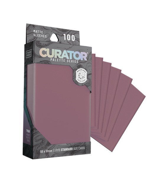 100 Lommer Curator Palette Sleeves: Tyrian Standard Sleeves 66x91mm