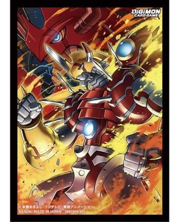 60 Lommer  Digimon Card Game Shinegreymon Deck Protector Sleeves