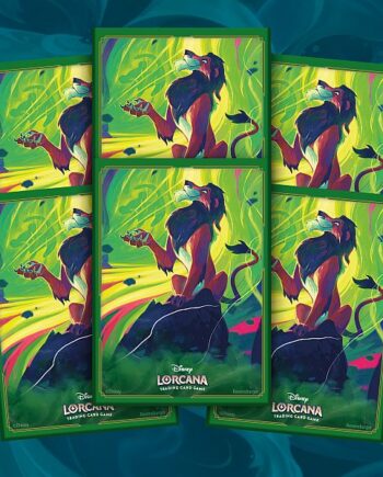 65 Lommer  Disney Lorcana Tcg: Set   Azurite Sea: Scar Vengeful Lion Deck Protector Sleeves