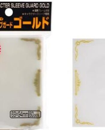 60 Lommer Kmc Character Guard  Oversized Outer Covers  Gold Standard Sleeves  94x69mm
