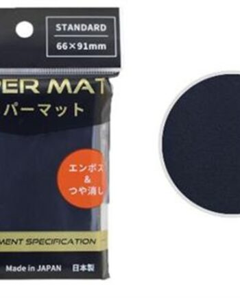64 Lommer  Kmc Hyper Mat Black Standard Sleeves  66x91mm