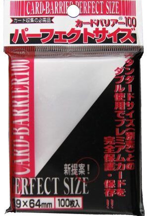 100 Lommer Kmc Perfect Fit  Gennemsigtige  Dobbelt Beskyttelse  Perfect Size Card Barrier Sleeves  64x89mm