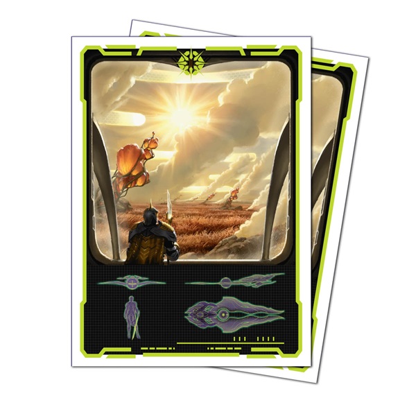 105 Lommer Magic Edge Of Eternities: White Mythic Apex Matte Deck Protector Sleeves Ultra Pro 38856