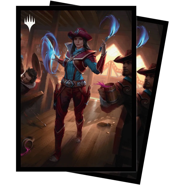 100 Lommer Magic Outlaws Of Thunder Junction: Stella Lee Wild Card Matte Deck Protector Sleeves Ultra Pro 38350