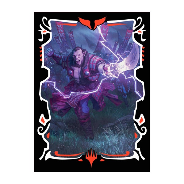 100 Lommer Magic Tarkir: Dragonstorm Commander: Zurgo Stormrender Mardu Surge Deck Protector Sleeves Ultra Pro 38800