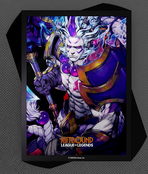 100 Lommer Riftbound: League Of Legends Tcg: Set 02: Spiritforged : Spirit Blossom Darius Deck Protector Art Sleeves