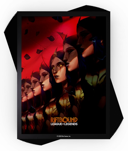 100 Lommer Riftbound: League Of Legends Tcg: Set 03: Unleashed : Leblanc Deceiver Deck Protector Art Sleeves