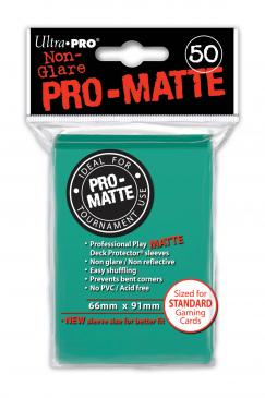 50 Lommer  Ultra Pro Pro-matte: Aqua  Høj Kvalitet  Non-glare Professional Sleeves  84151