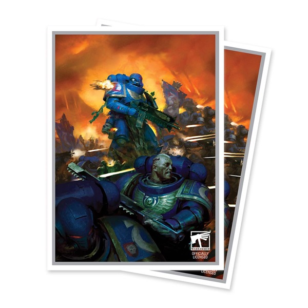 105 Lommer Warhammer 40 000 40k : Space Marines Adeptus Astartes Apex Matte Deck Protector Sleeves Ultra Pro 16439